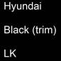 Preview: Hyundai, Black (trim), LK.